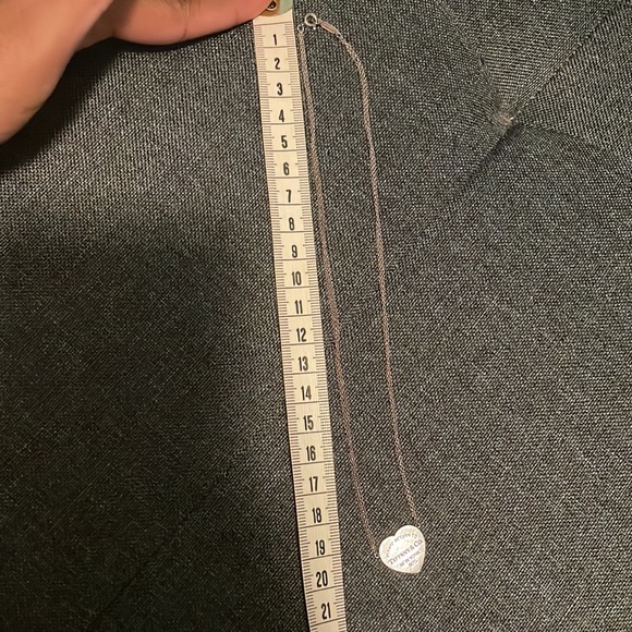 Double chain Tiffany and Co necklace - Picture 3 of 3